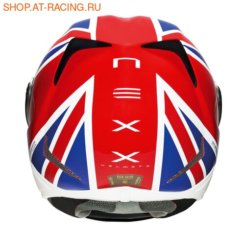 Шлем NEXX XR1.R UK Flag Red (фото, вид 1)