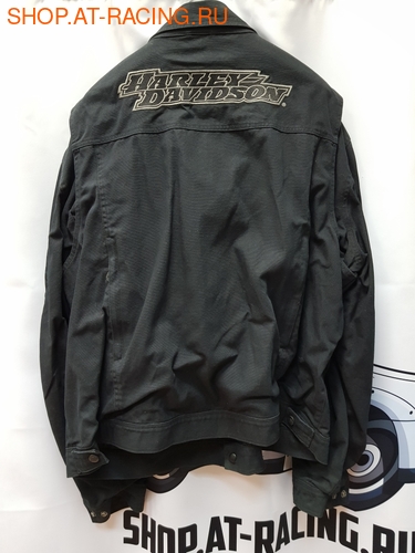 Куртка Harley Davidson Denim Jacket - Black (фото, вид 1)