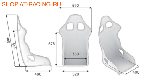 Спортивное сиденье (ковш) OMP Champ-R (вид 1) Спортивное сиденье (ковш) OMP Champ-R (фото, вид 1)