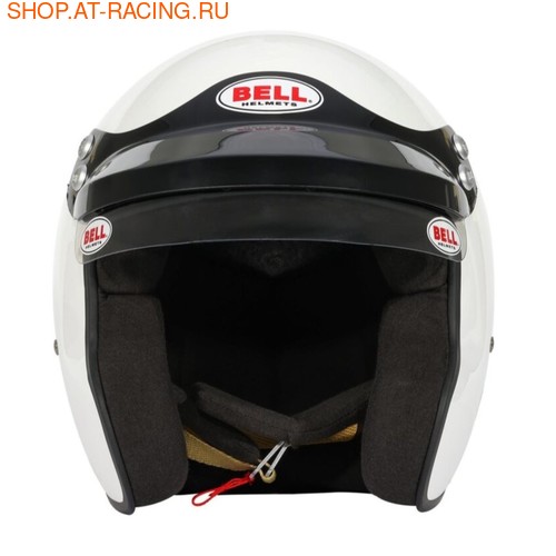 Шлем Bell MAG-1 WHITE (HANS) (вид 2) Шлем Bell MAG-1 WHITE (HANS) (фото, вид 2)