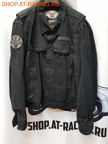 Куртка Harley Davidson Denim Jacket - Black (фото)